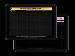 DIGITAL EDITION - Weeks to Live with Purpose and Joy Tracker
